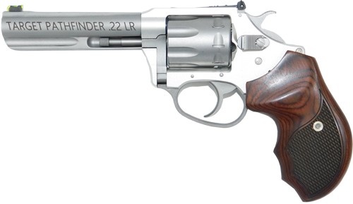 CHARTER ARMS TARGET PATHFINDER .22 LR ALUMINUM 8 SHOT 4.2IN ADJUSTABLE STANDARD ANODIZED STAINLESS STEEL 72243 - Win Repeating Arms Promotion